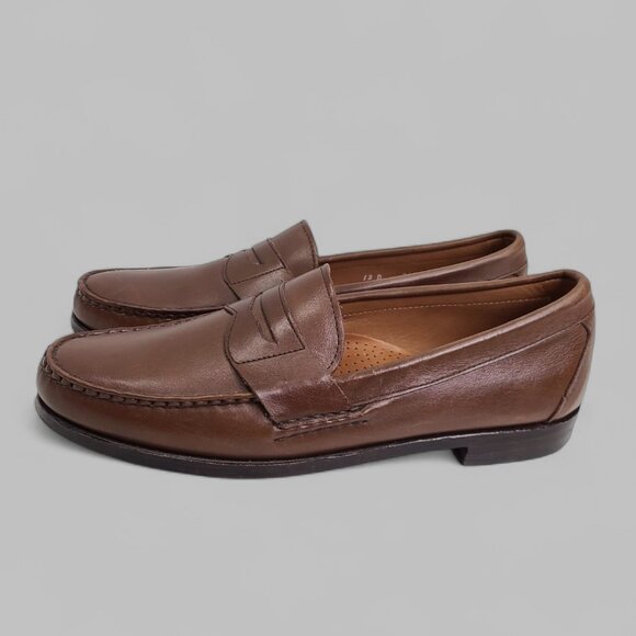 Allen Edmonds Cavanaugh Penny Slip-on Loafer - Walnut Burnished Calfskin 12 B main image 7